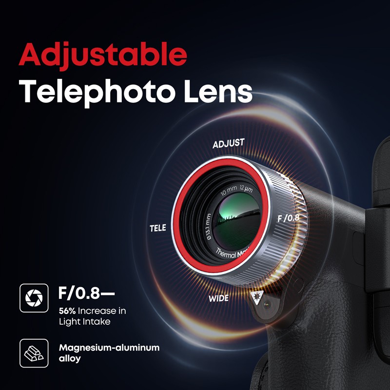ThermalMaster DV2 Thermal Monocular Camera 512×384 X³IRResolution 5″ Touchscreen