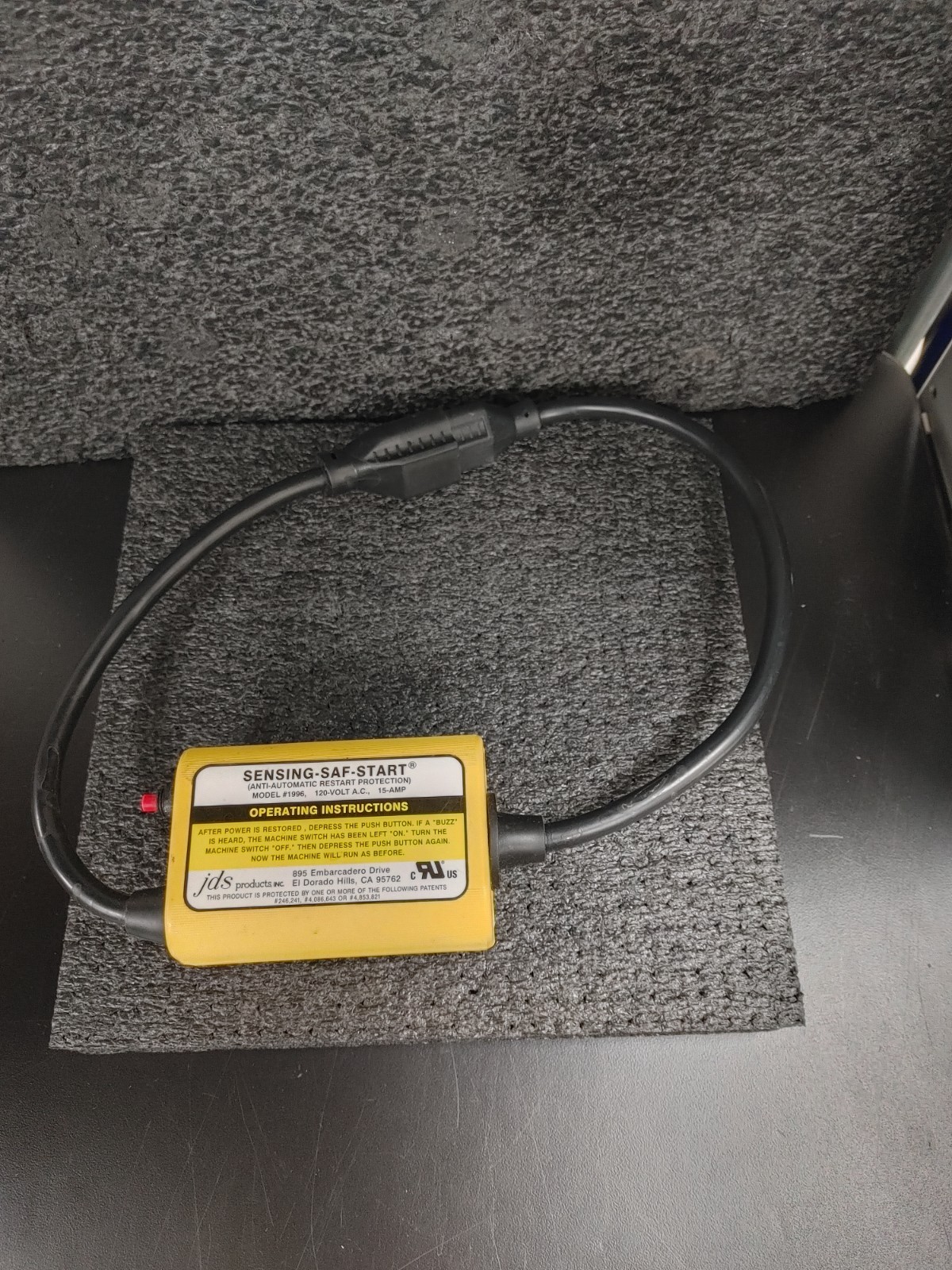 JDS 1996 120 Volt A.C 15 Amp Sensing SAF Start