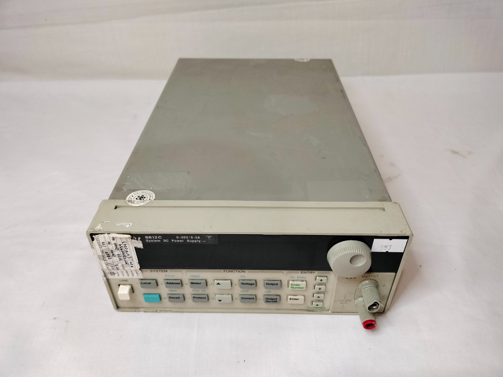 HP Agilent 6612C System DC Power Supply 0-20V/0-2A Made in Malaysia