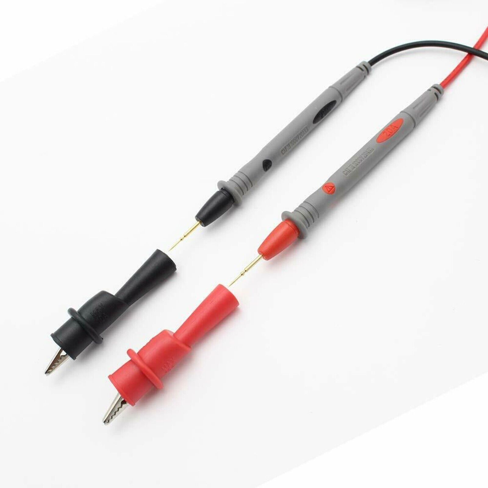 Multimeter Test Leads for Fluke Meter Electrical Alligator Clip Probes 1000V 20A