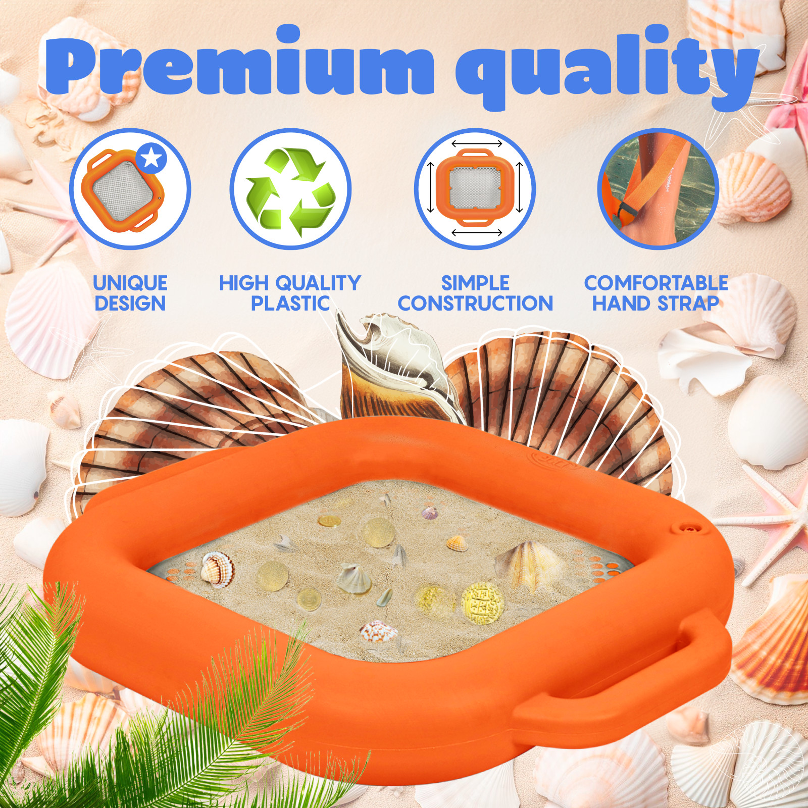 CKG Floating Shark Tooth Sifter for Fossil Hunting and Shark Teeth, Sand Sifter