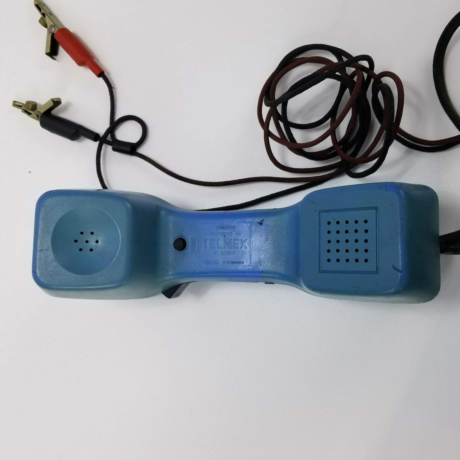 Telmex Lineman’s Test Butt Set Telephone 7900 CRMX Mexico Vintage