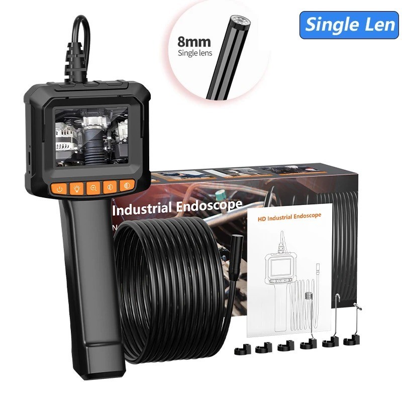 Industrial Endoscope Camera 4.3 “Single Dual Lens HD 1080P Car Inspection New