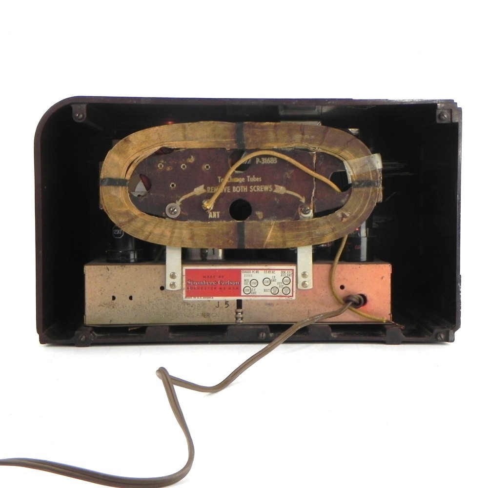 Stromberg-Carlson 500-H Bakelite Tube Table Radio Brown Circa 1941