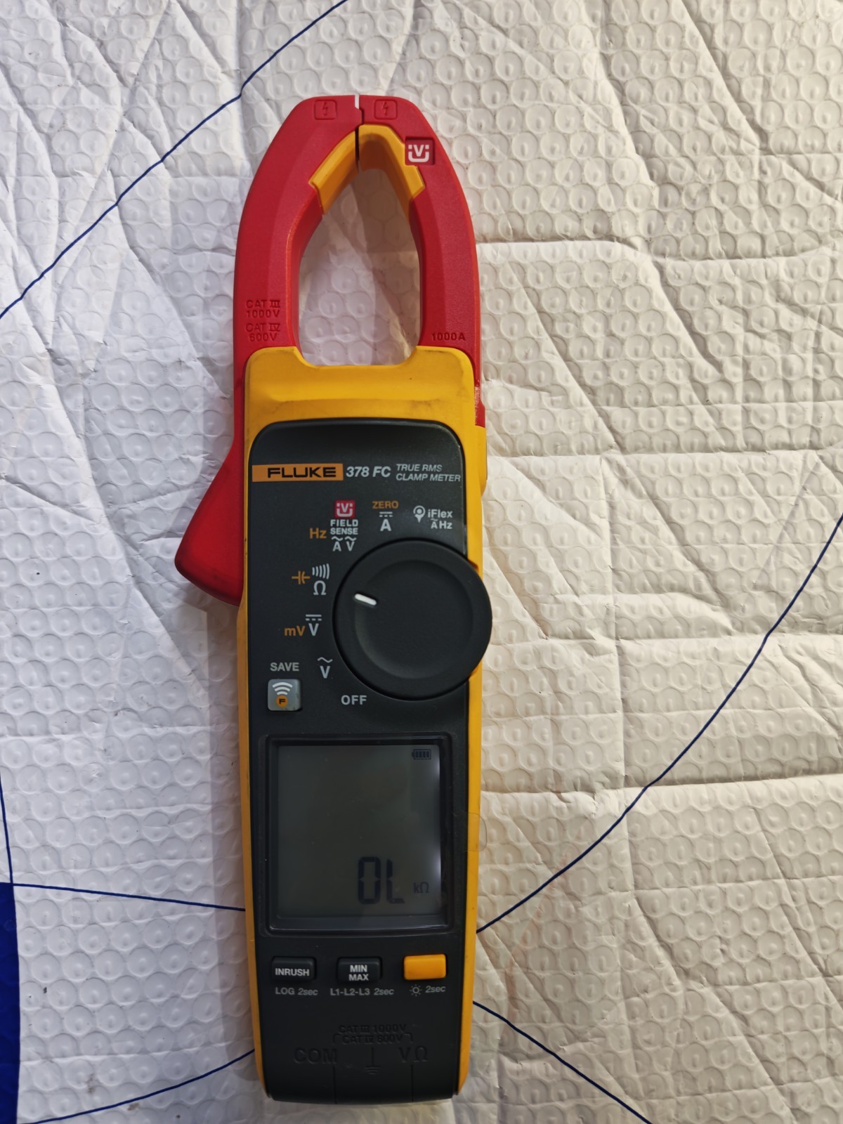 luke 378 FC Clamp Meter | Voltage, AC/DC Current, Harmonics & Energy Efficiency