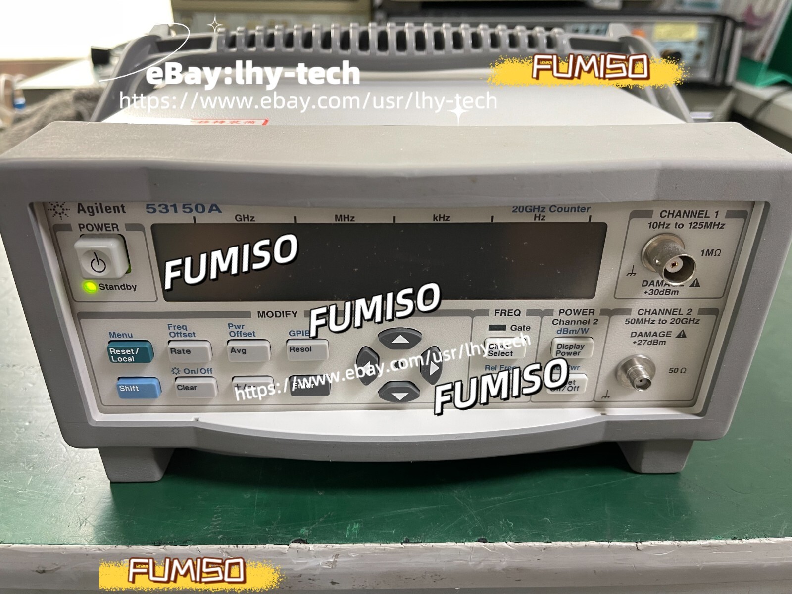 Agilent Keysight 53150A 10Hz-20GHz CW Microwave Frequency Counter _1096&lhy