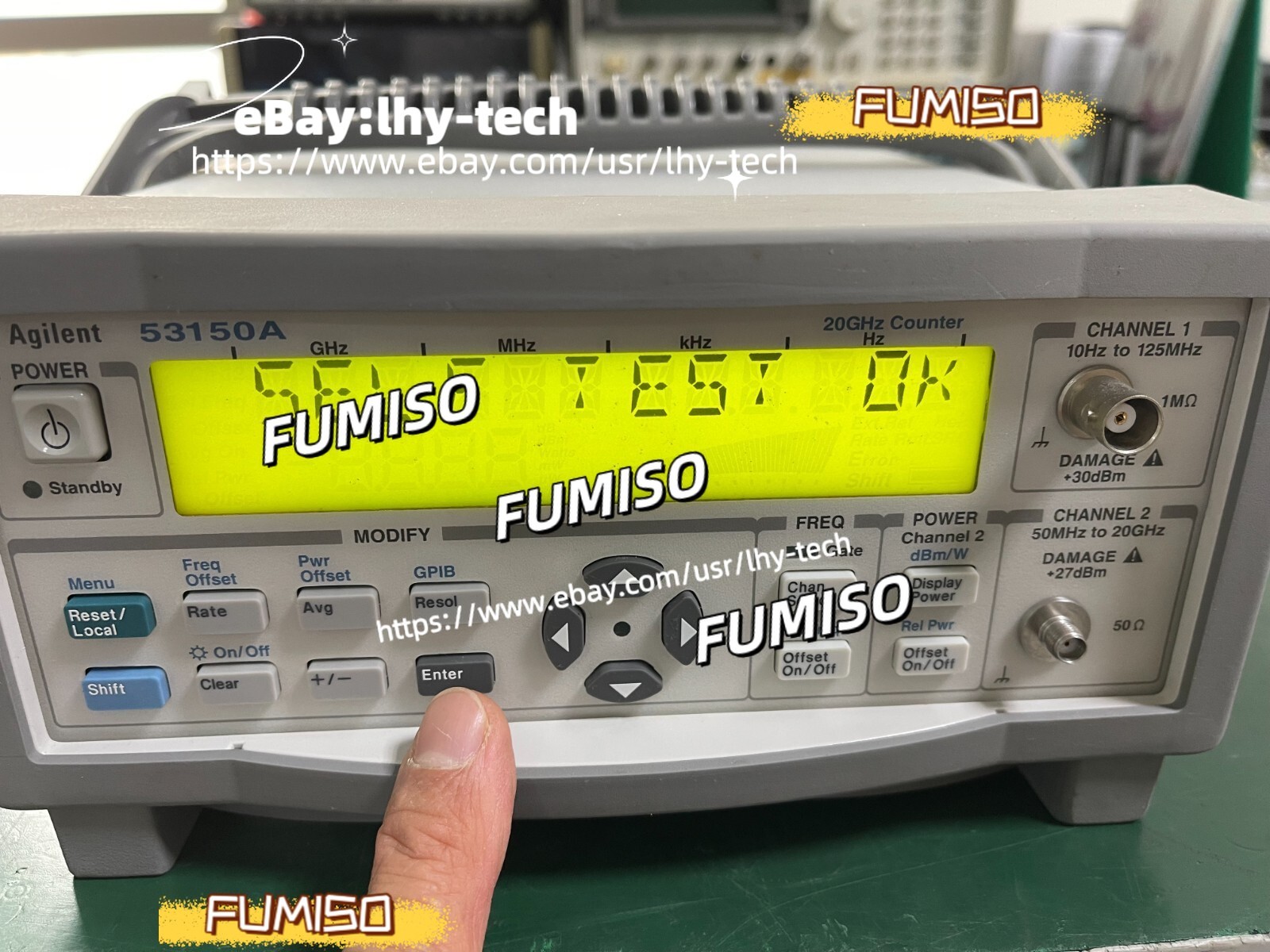 Agilent Keysight 53150A 10Hz-20GHz CW Microwave Frequency Counter _1096&lhy