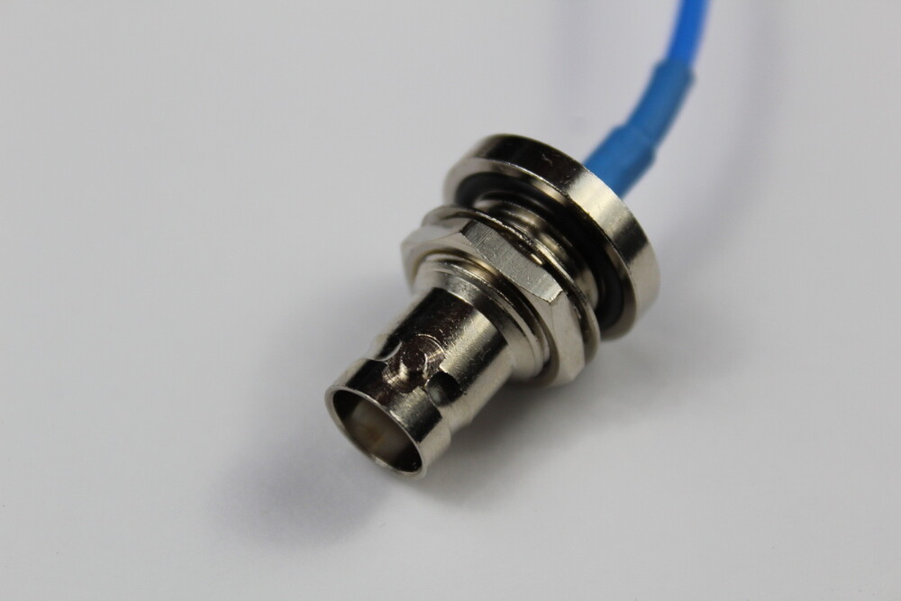 (V6)BOTTOM Blue Cable with R/A SMA M to BNC F 10″ to 16″ Length Varies lot of 8