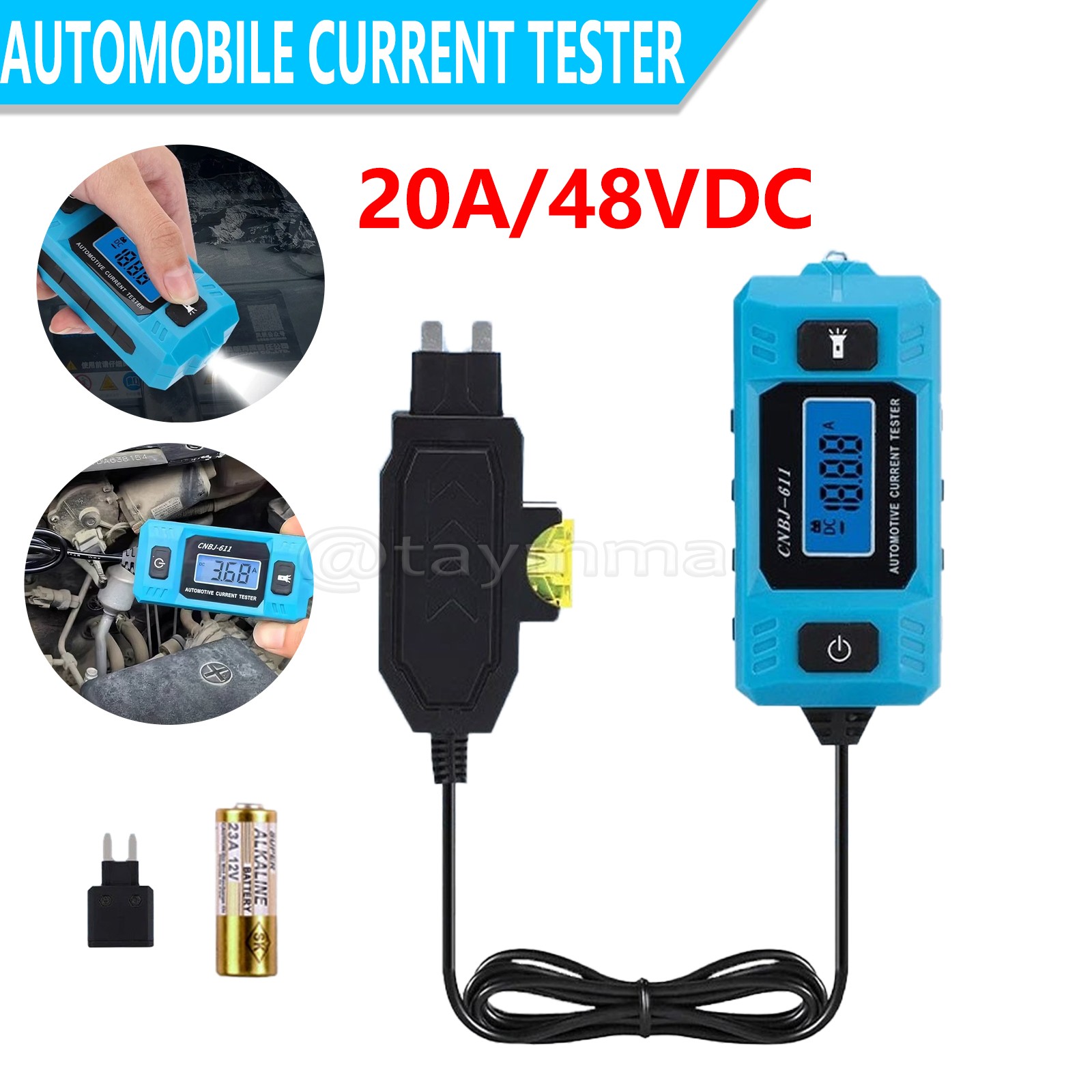 Automotive LED Car Blade Fuse Tester Fuse Leakage for Current Check CNBJ-611