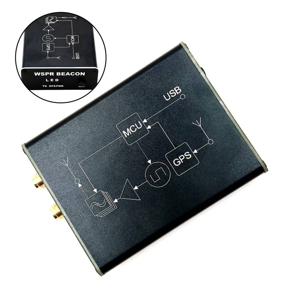 SI5351 WSPR Transmitter With TCXO & GPS Automatic QTH Positioning 23dBm 1-30mhz