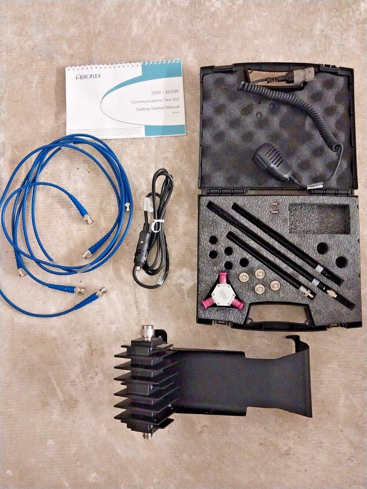 Aeroflex/Viavi 3550R Touchscreen Portable Service Monitor w/Options& Accessories