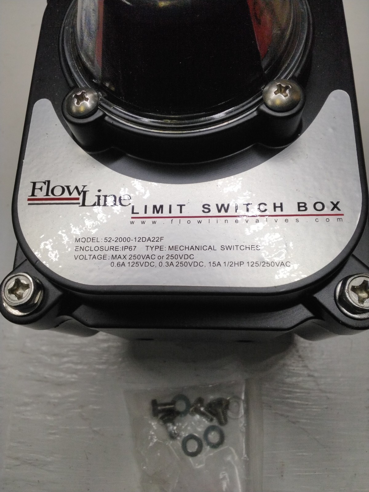 Flowline Controls 52-2000-12DA22F Limit Switch Box Nos 1 Qty