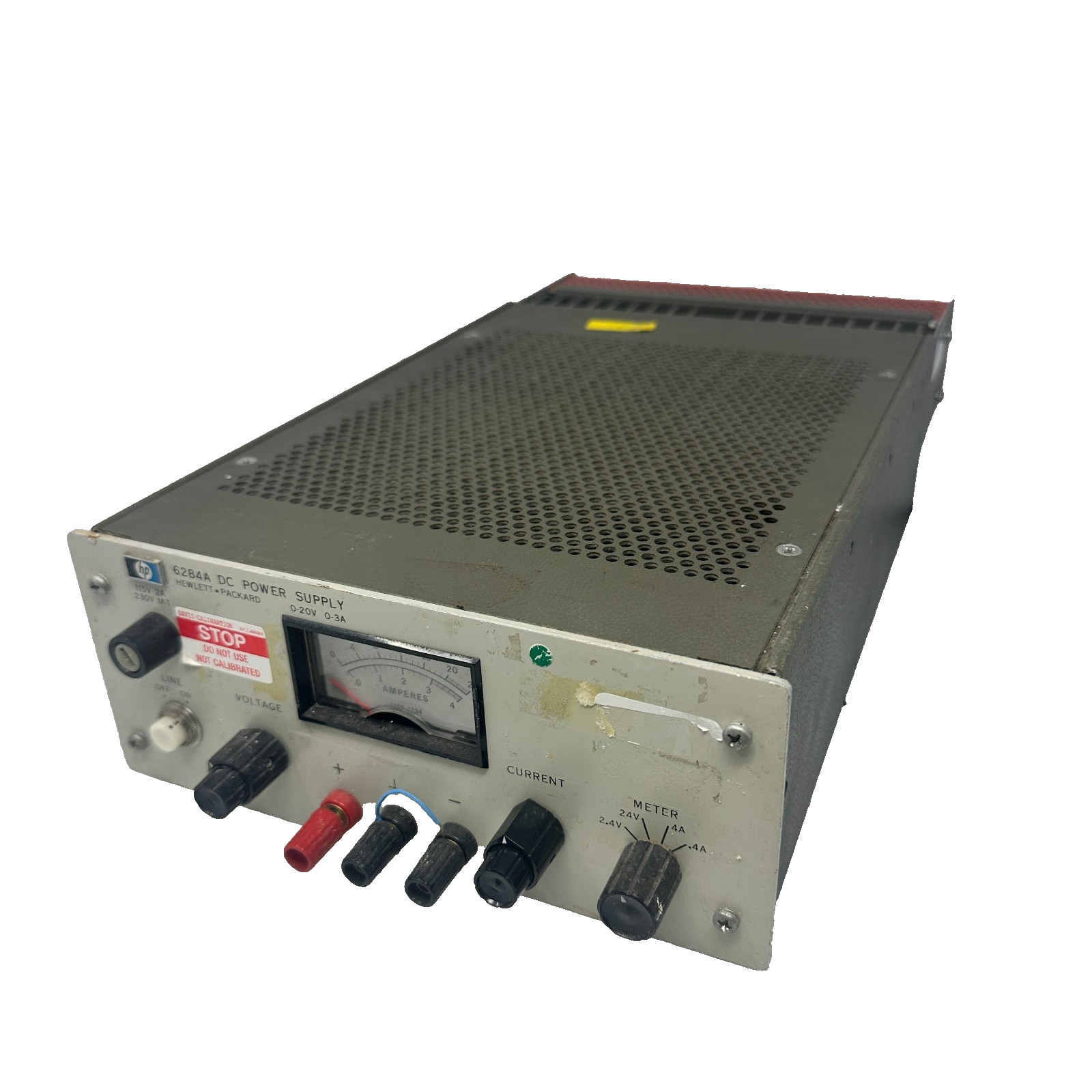 HP 6284A DC Power Supply 0-20V 0-3A Linear Lab Bench Power Supply Agilent