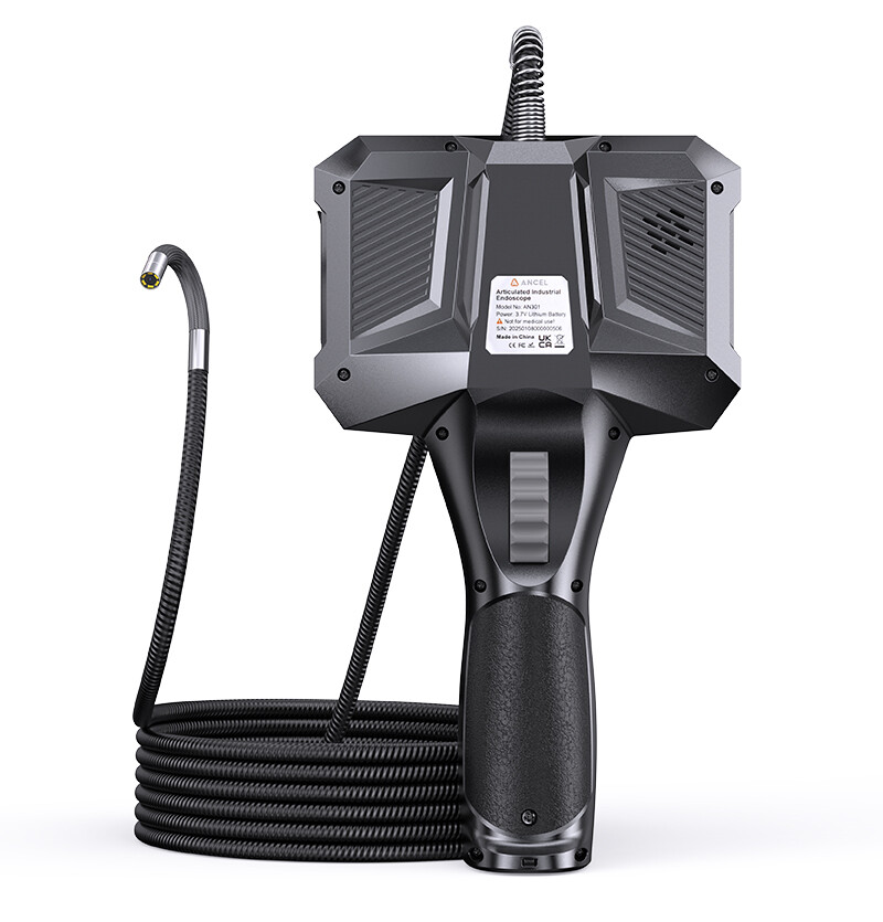 ANCEL 220° Articulating Endoscope Inspection Camera 4.3 Inch HD Borescope 6.2mm
