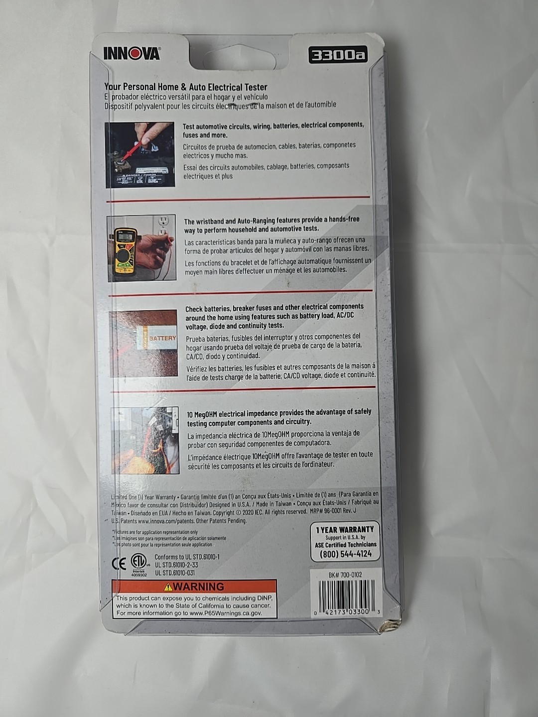 INNOVA 3300 Hands-free Digital Multimeter BRAND NEW FACTORY SEALED