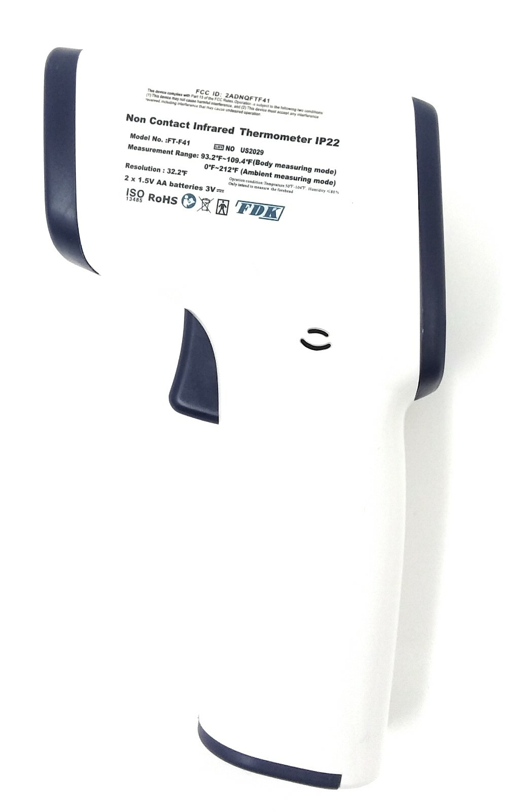 Spanish English Speaking Non Contact IR Digital Forehead Thermometer