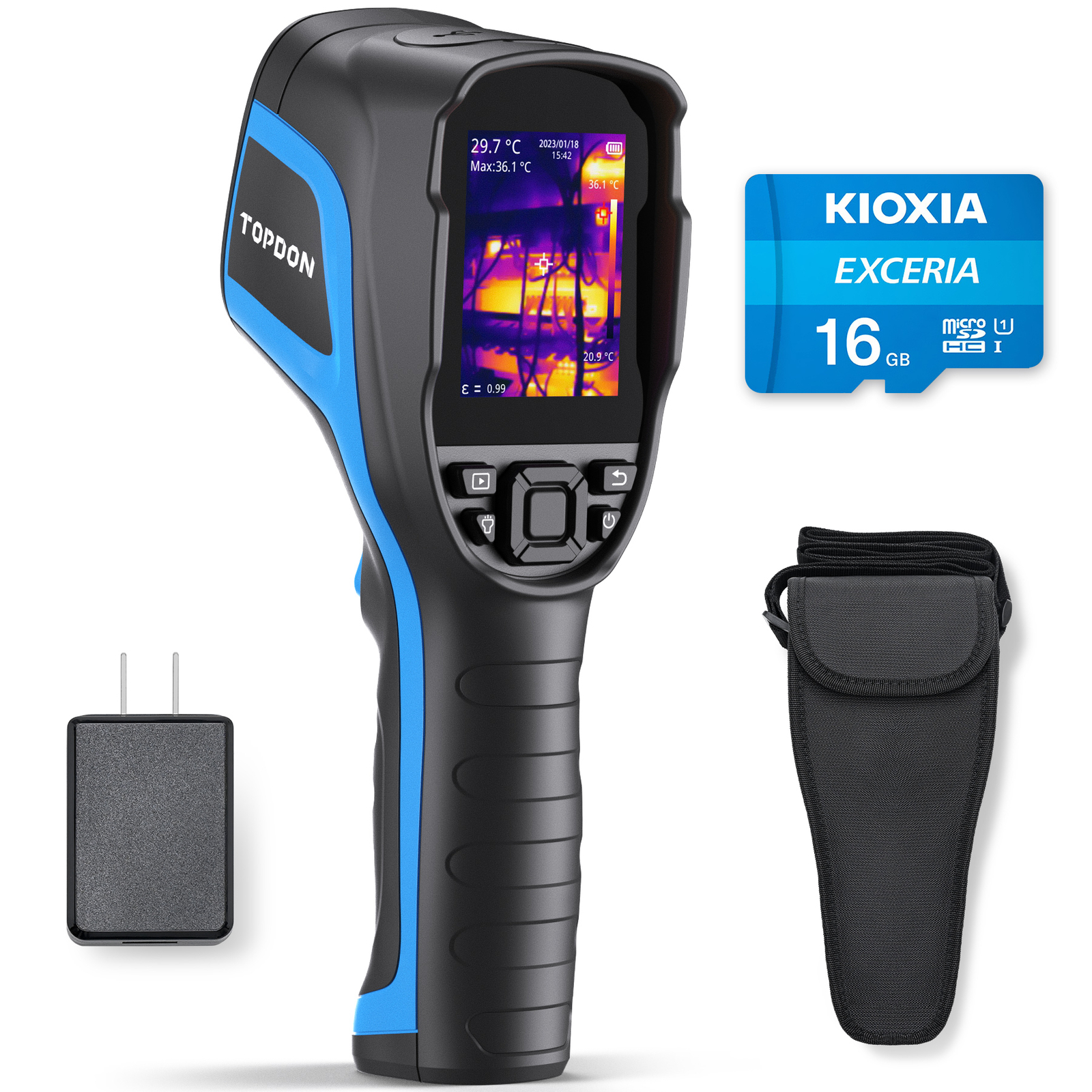 Topdon Handheld Thermal Imager IR Infrared Imaging Camera With 2.4″ LCD Screen