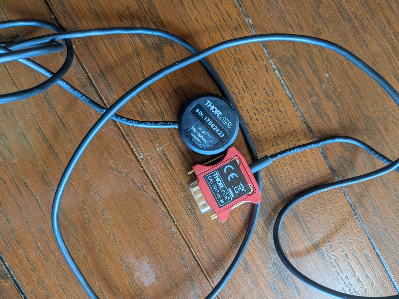 Thorlabs S120C Silicon Detector 400-1100nm Max Power 50mW