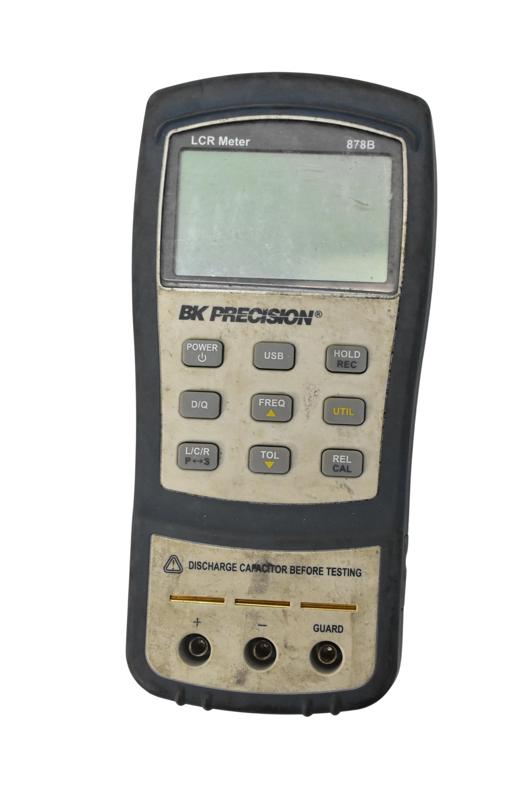 B&K Precision 878B LCR Meter Handheld Ohmmeter Megohmmeter Blue Gray Portable