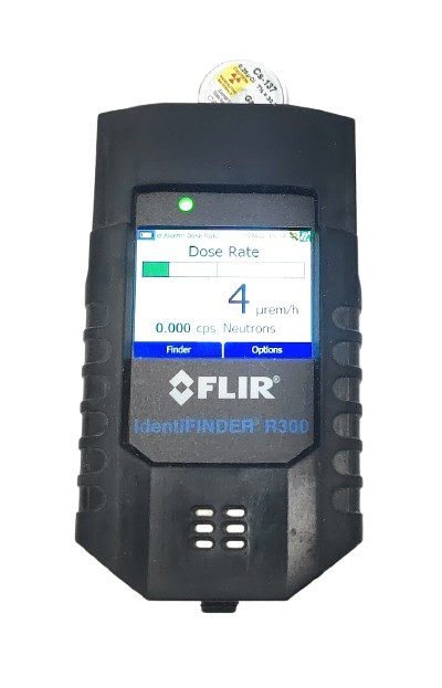 Flir identiFINDER R300 ZH-R Spectroscopic Radiation Detector, Unlocked Defective