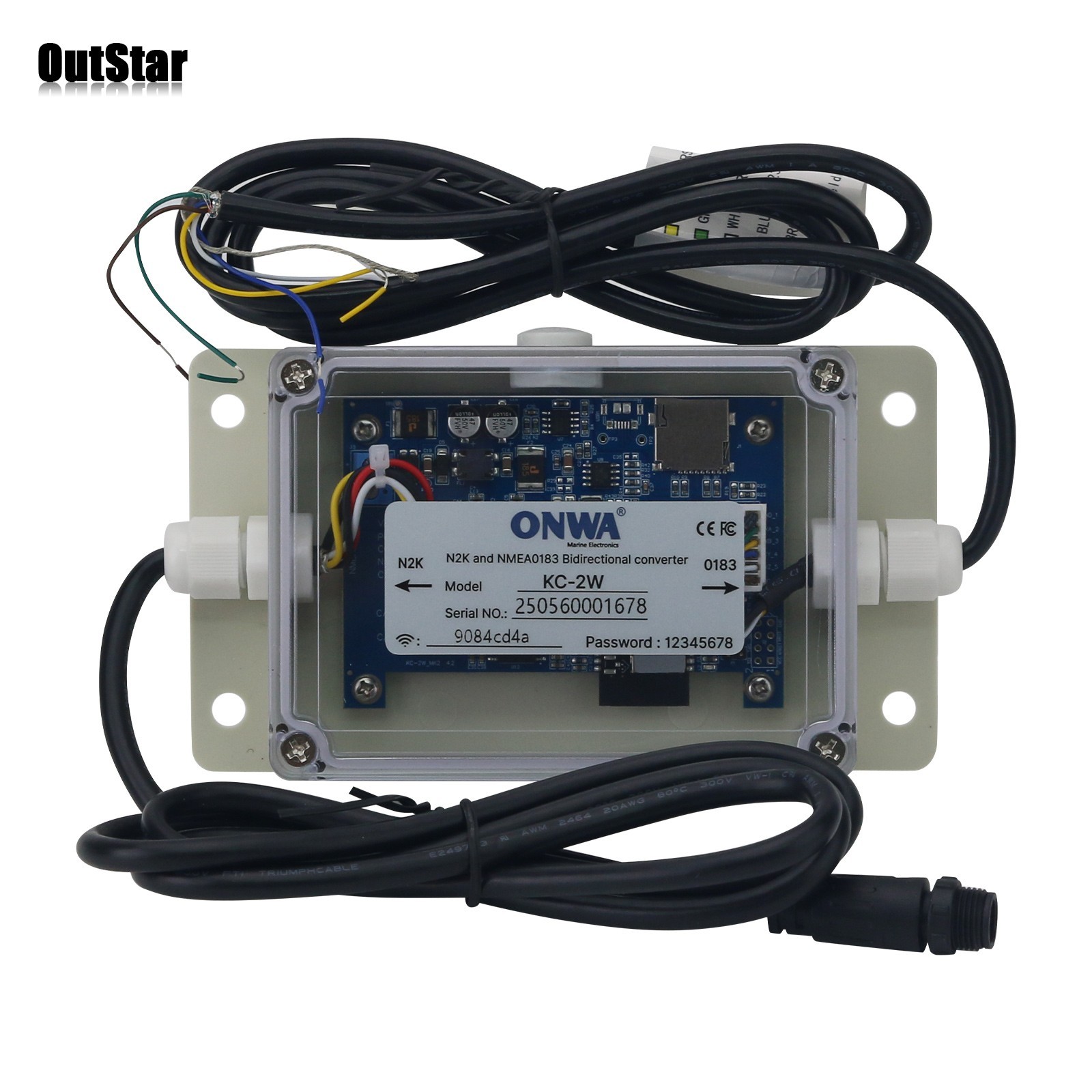 ONWA KC-2W Converter N2K (NMEA2000) and NMEA0183 Bidirectional Converter Wifi