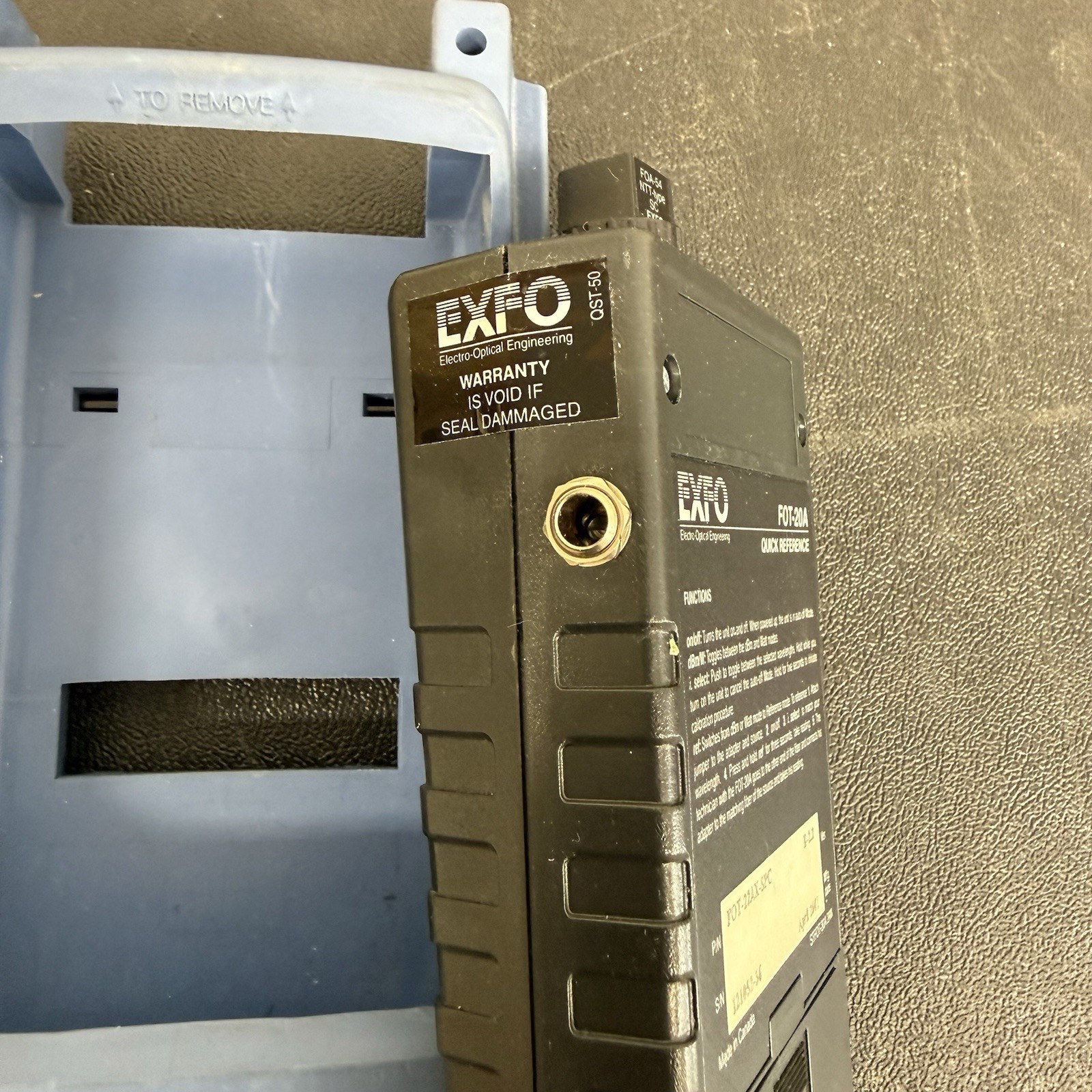 EXFO Engineering Fiber Optic Tester Technology FOT-20A EXFO FOA-54 SC Adapter