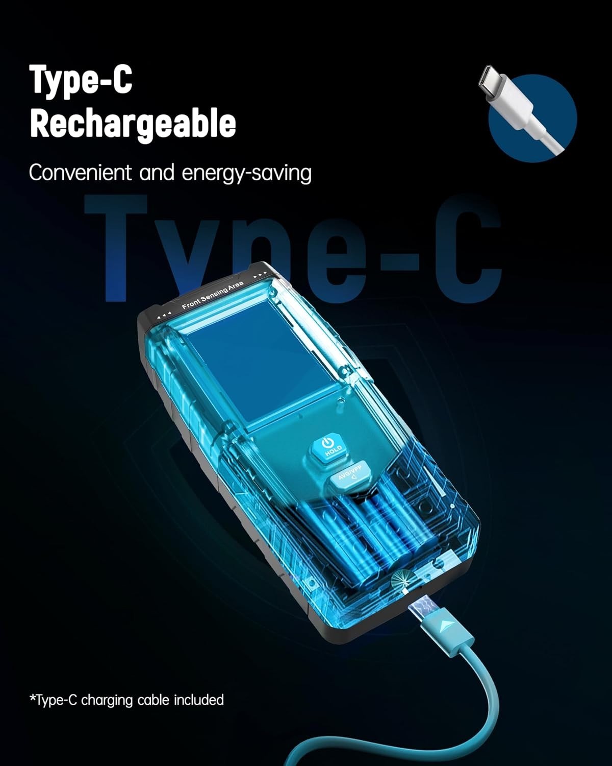 EMF Meter, Detects Electric and Magnetic Fields, Handheld Digital EMF Detector w