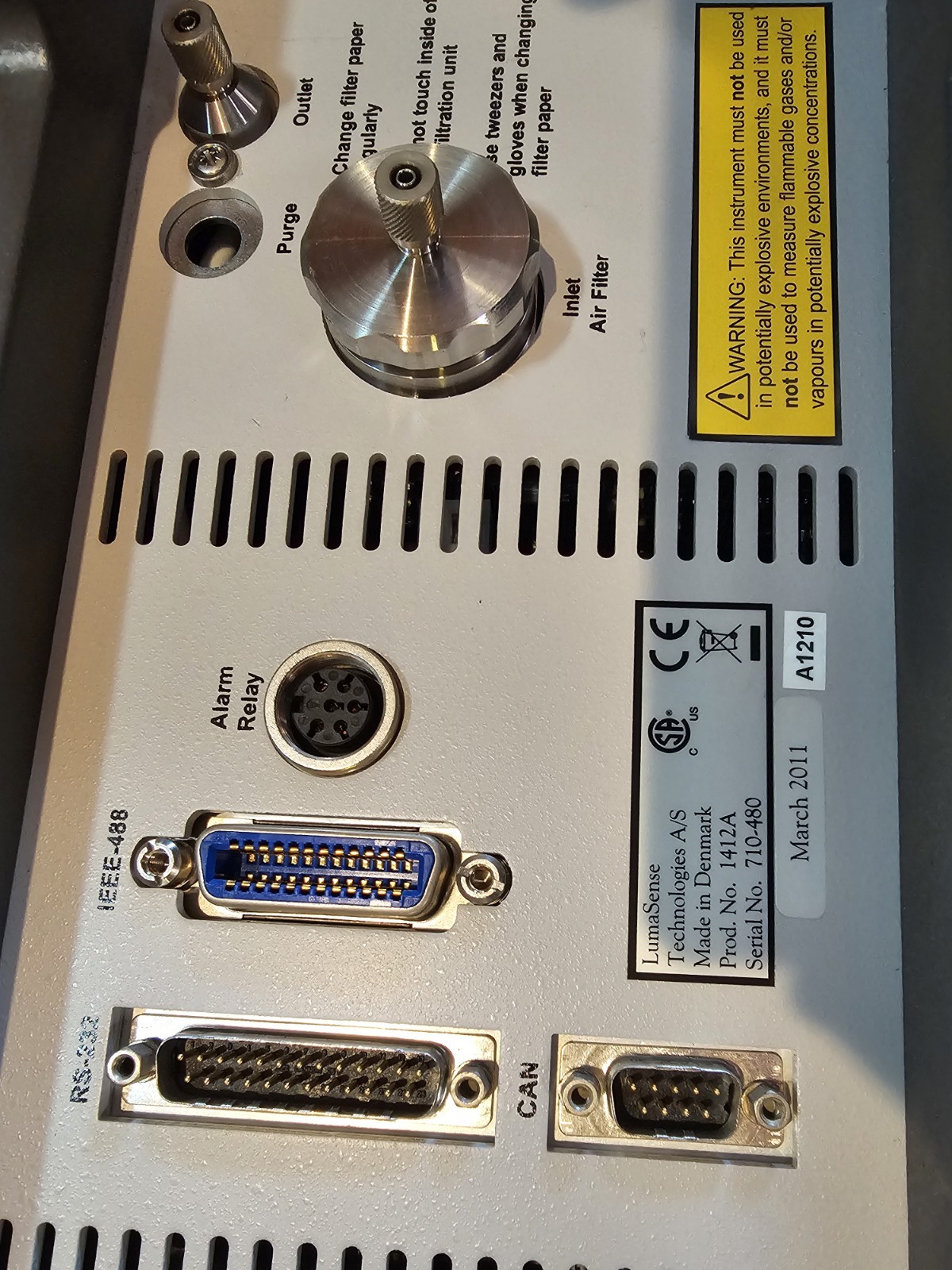 LUMASENSE Photoacoustic Monitor INNOVA 1412 + INNOVA 1309 Multipoint Sampler