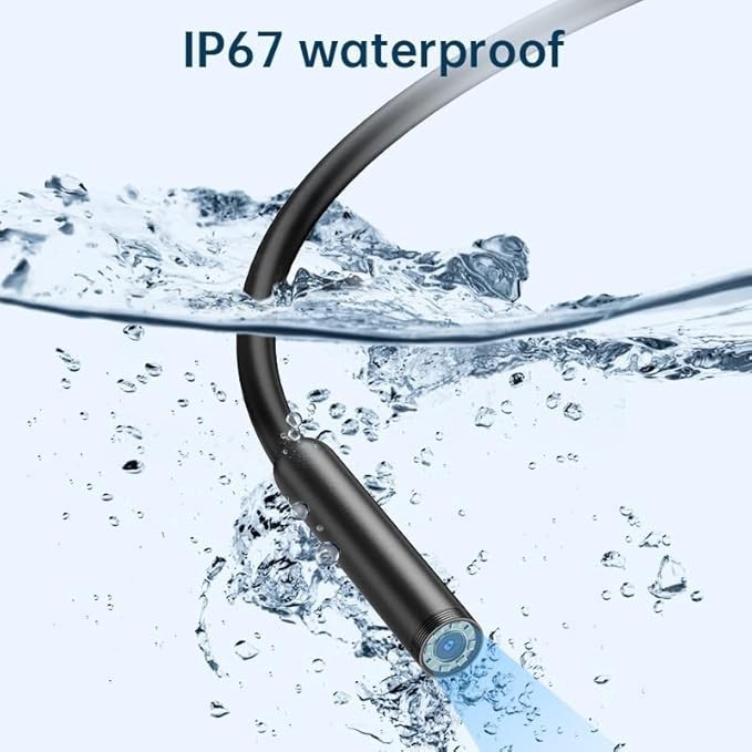 IRONSCOP™ 1920P HD Endoscope Camera, 16.4ft Semi-Rigid, IP67, iOS & Android