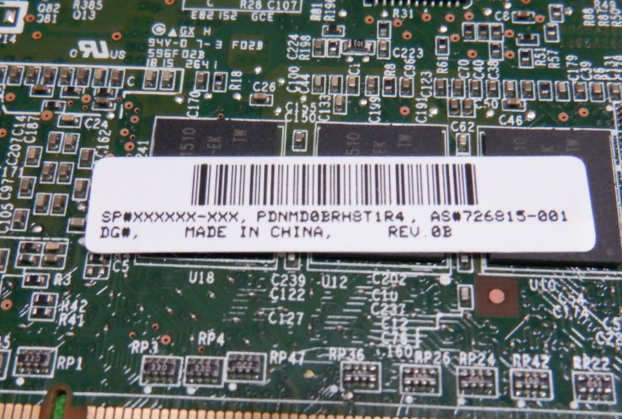 HP 726815-002 Cache Module 4GB FWBC for Smart Array P440 P840 w/Cable 759678-001