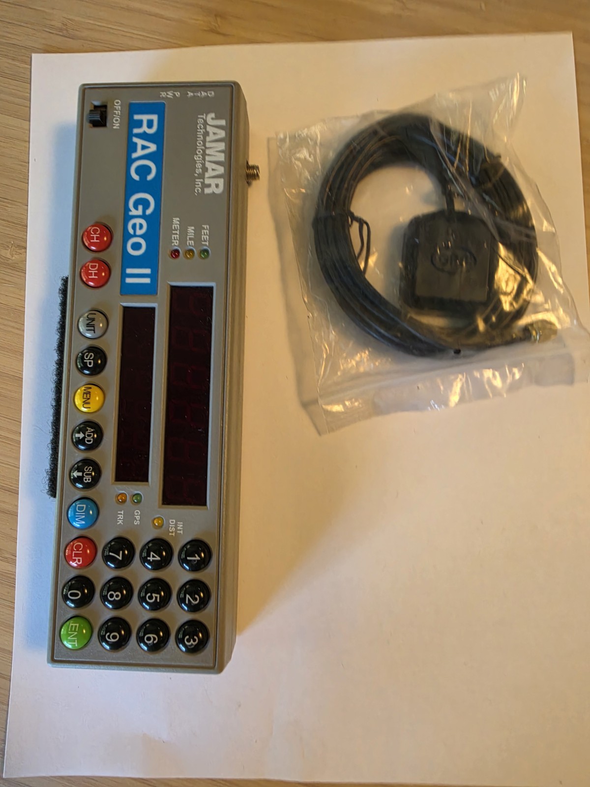 Jamar Technologies RAC Geo II DMI GPS-Based Distance Measurer Untested
