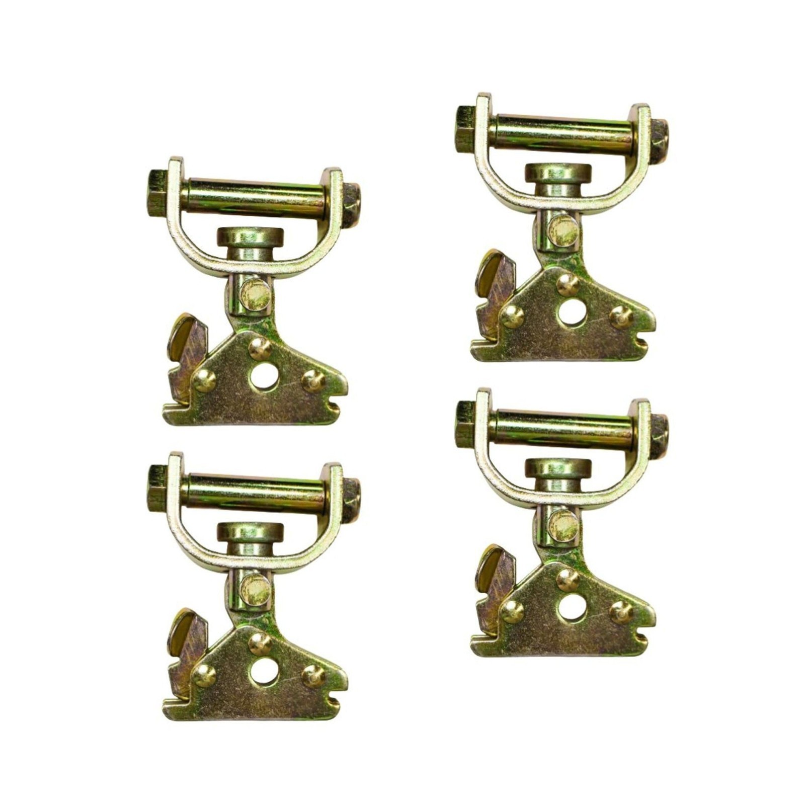 4-Pack E-Track Roller Idler, 3300 lb Weight for ATV UTV Cars.