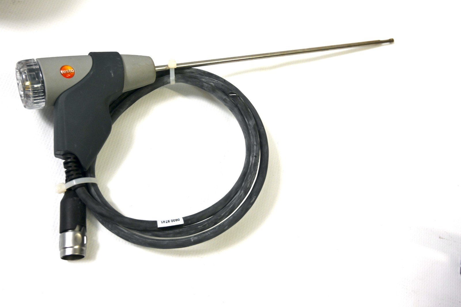Testo 0600 9741 12 in. Compact Flue Gas Probe w/ Hose and Case for 320 327