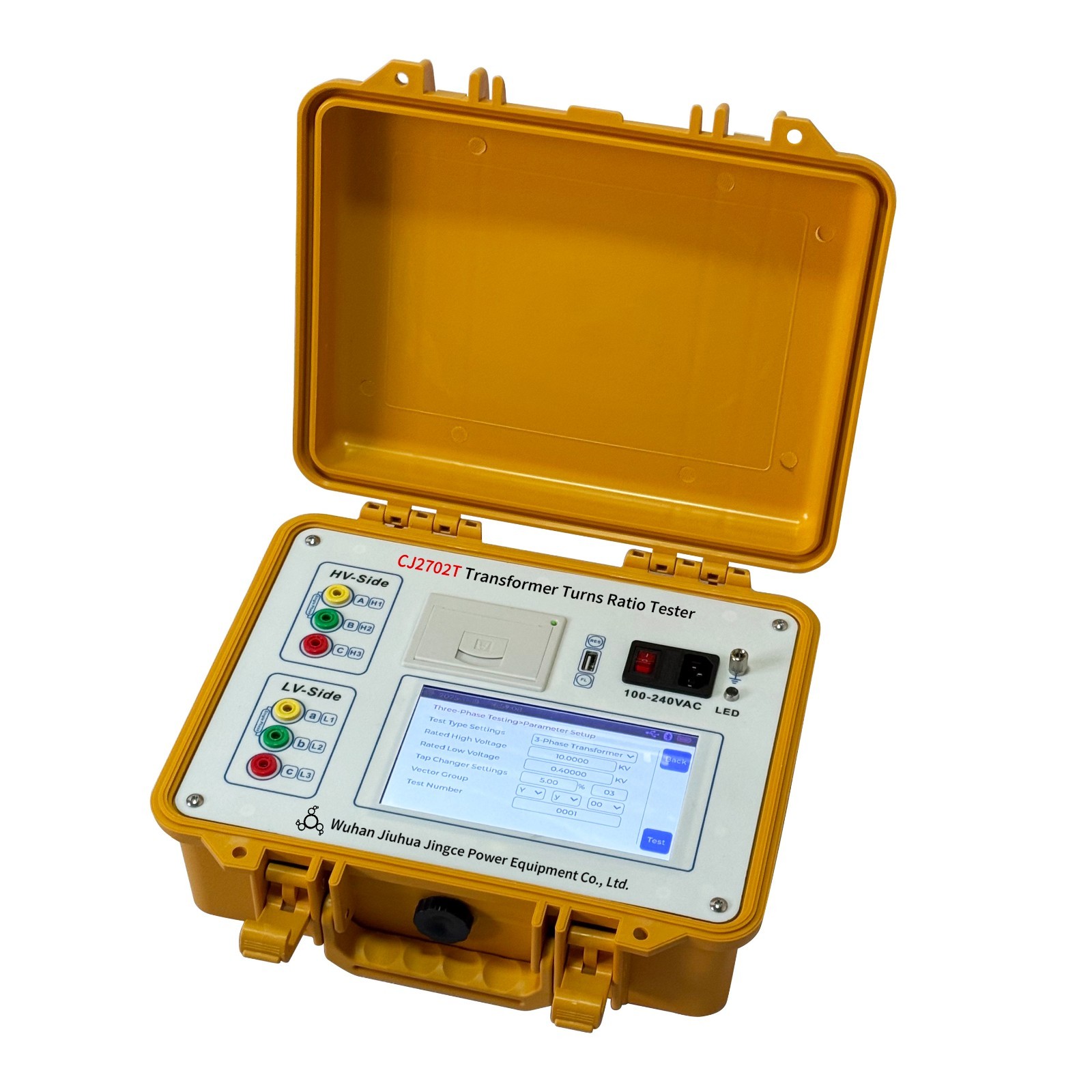 JH2702T Transformer Turns Ratio Tester With English/Spanish/French/Portuguese
