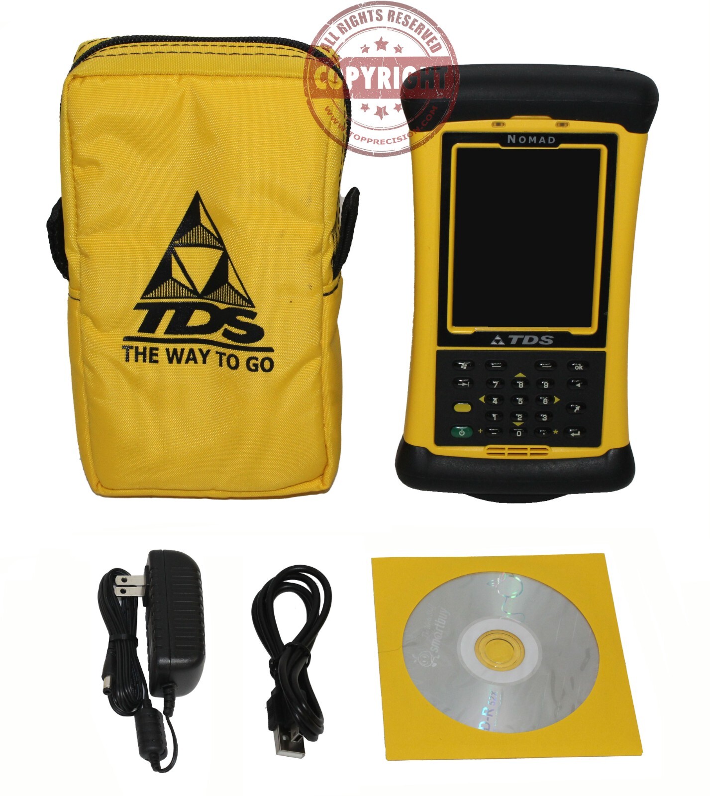 SPECTRA NOMAD CARLSON SURVCE DATA COLLECTOR, TOTAL STATION, TRIMBLE, TOPCON, TDS