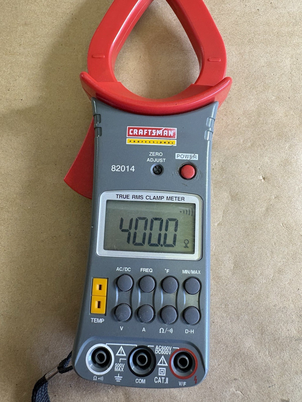 Craftsman 82014 AC/DC Digital LCD Clamp Ammeter Multimeter-CLEAN WORKS***