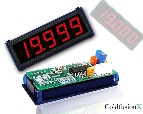 4-1/2 RED LED DC 20V Digital Volt Voltage Panel Meter