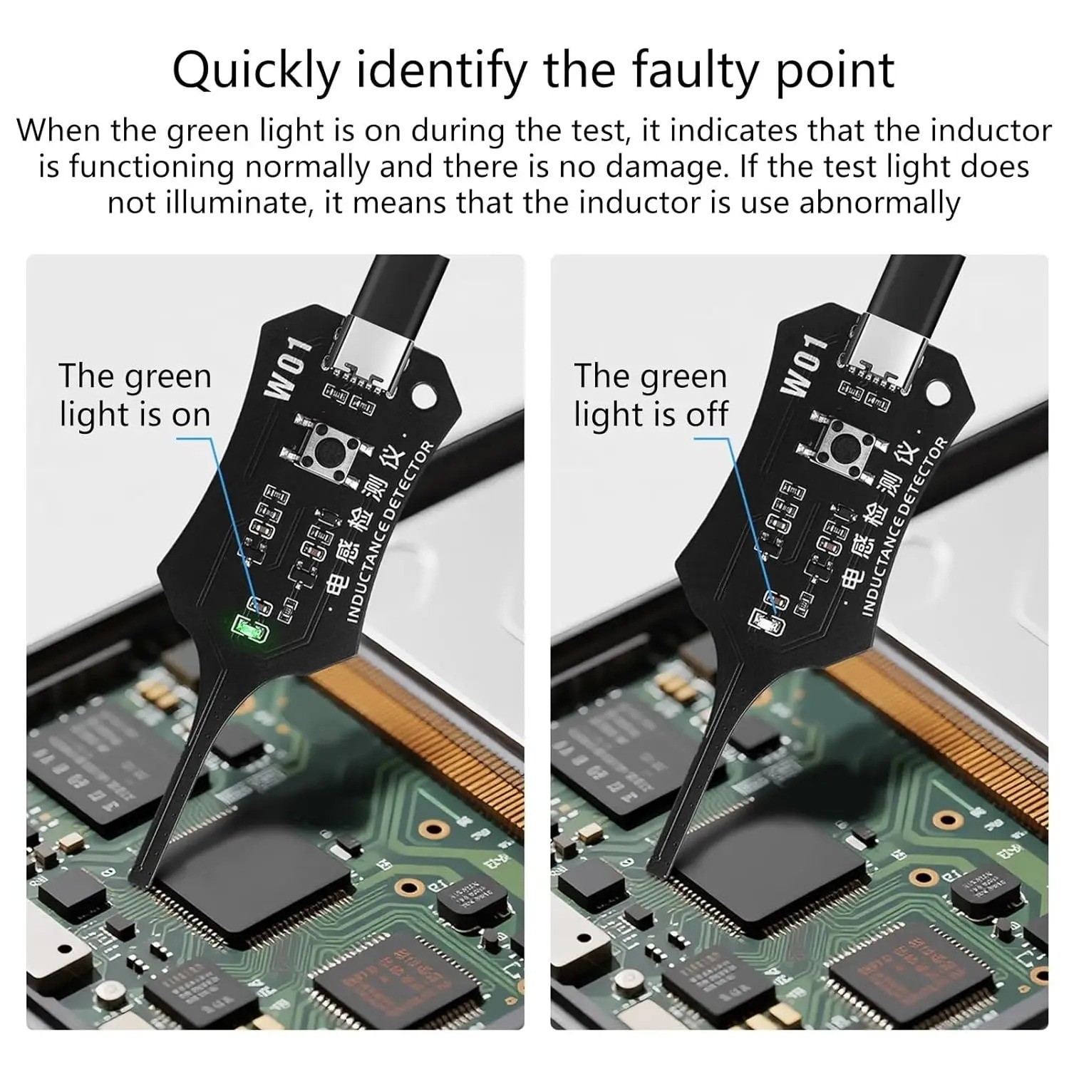 Universal Inductance Tester W01 Inductor Detectors With Compactly Construction