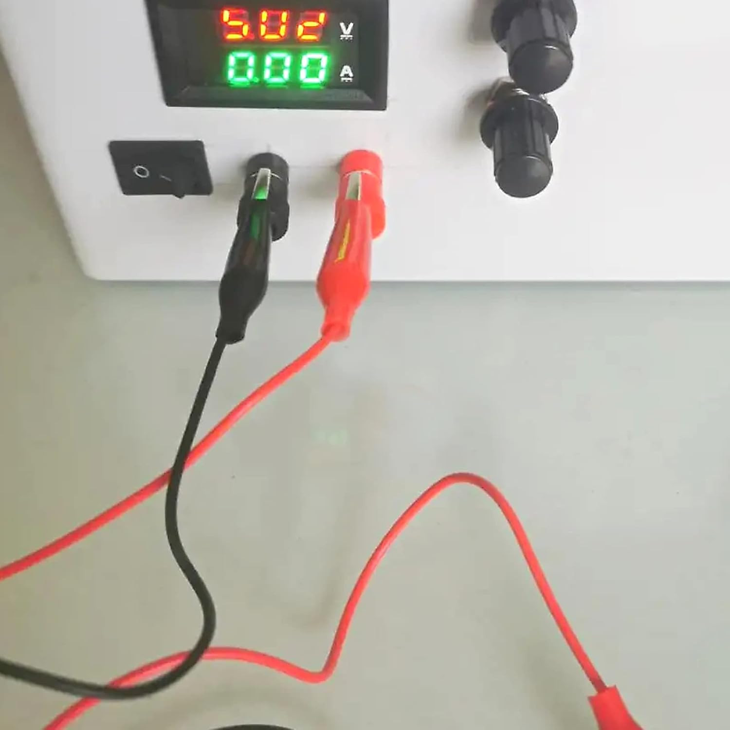 4 Groups 1M Alligator Clips Electrical, Insulated Test Leads with Alligator