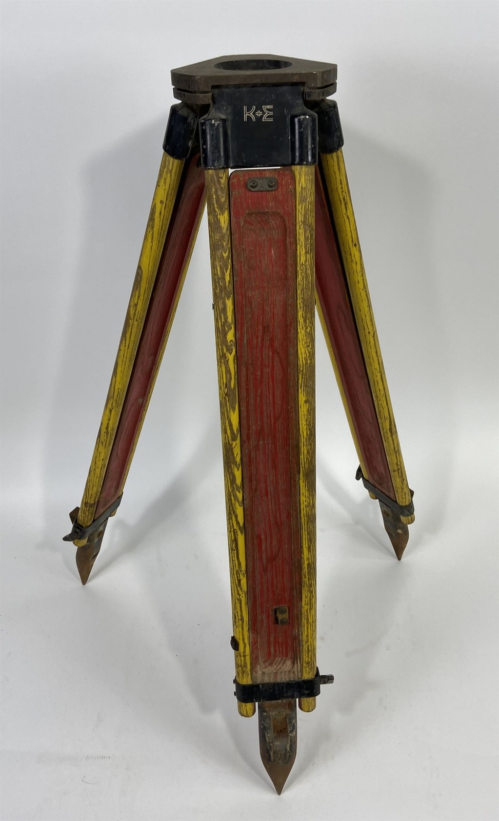 Vintage Tripod Keuffel & Esser Antique Surveyor’s Tripod K+E