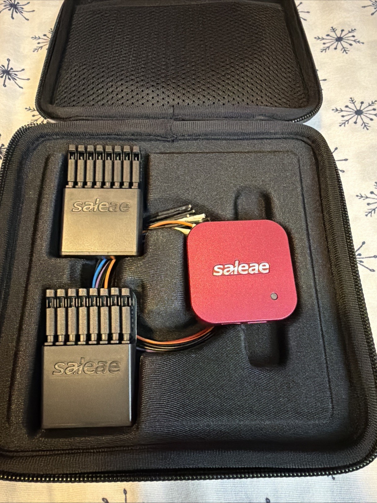Saleae Logic 8 8-Channel Logic Analyzer Red with USB Cable and Case