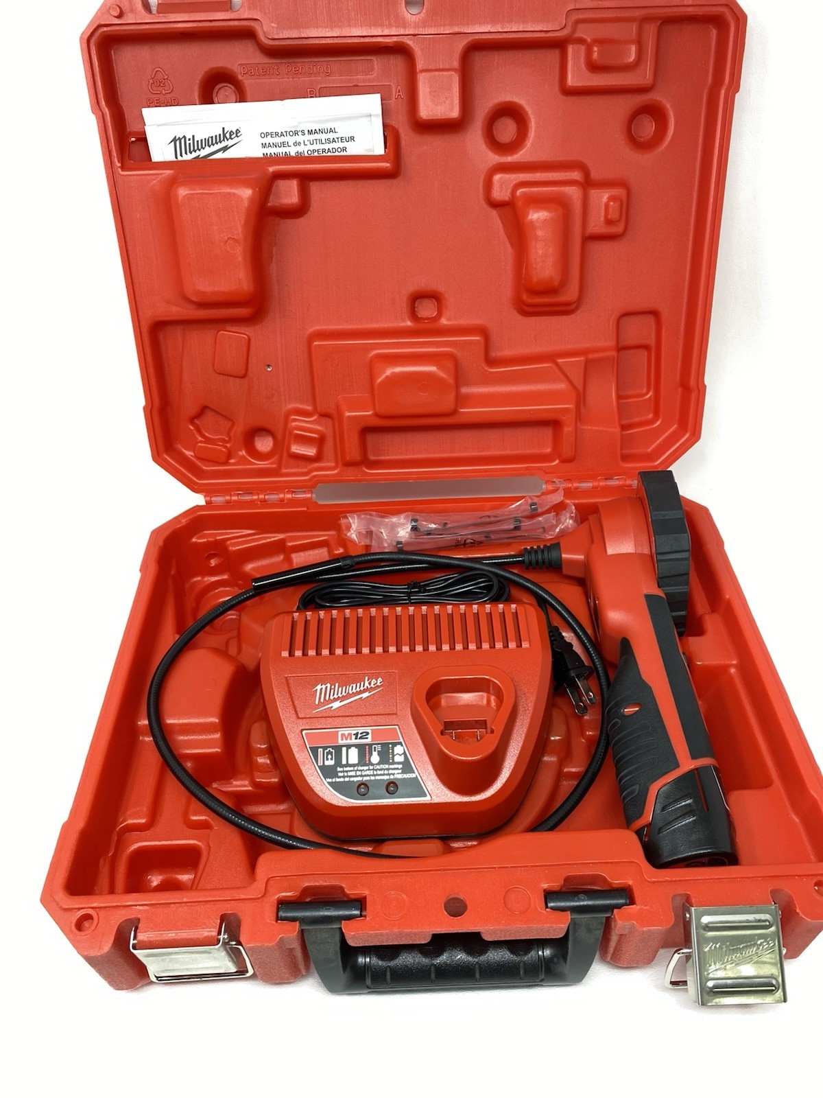 Milwaukee 2313-21 M12 Cordless Digital Inspection 360 Camera Kit & Case CLEAN!