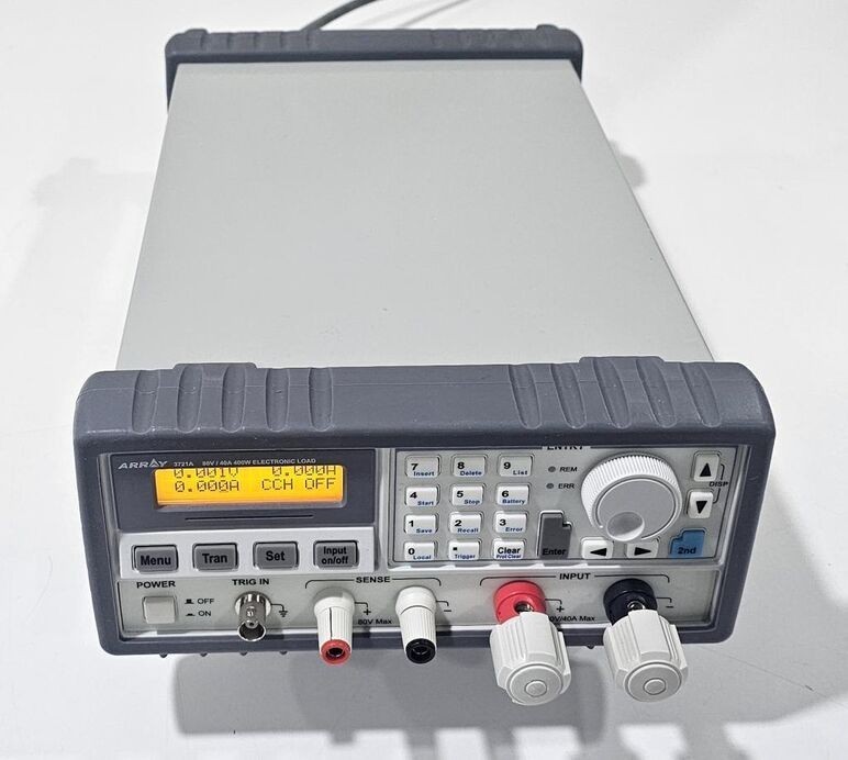 Array 3721A Programmable DC Electronic Load 400W 80V 40A RS232