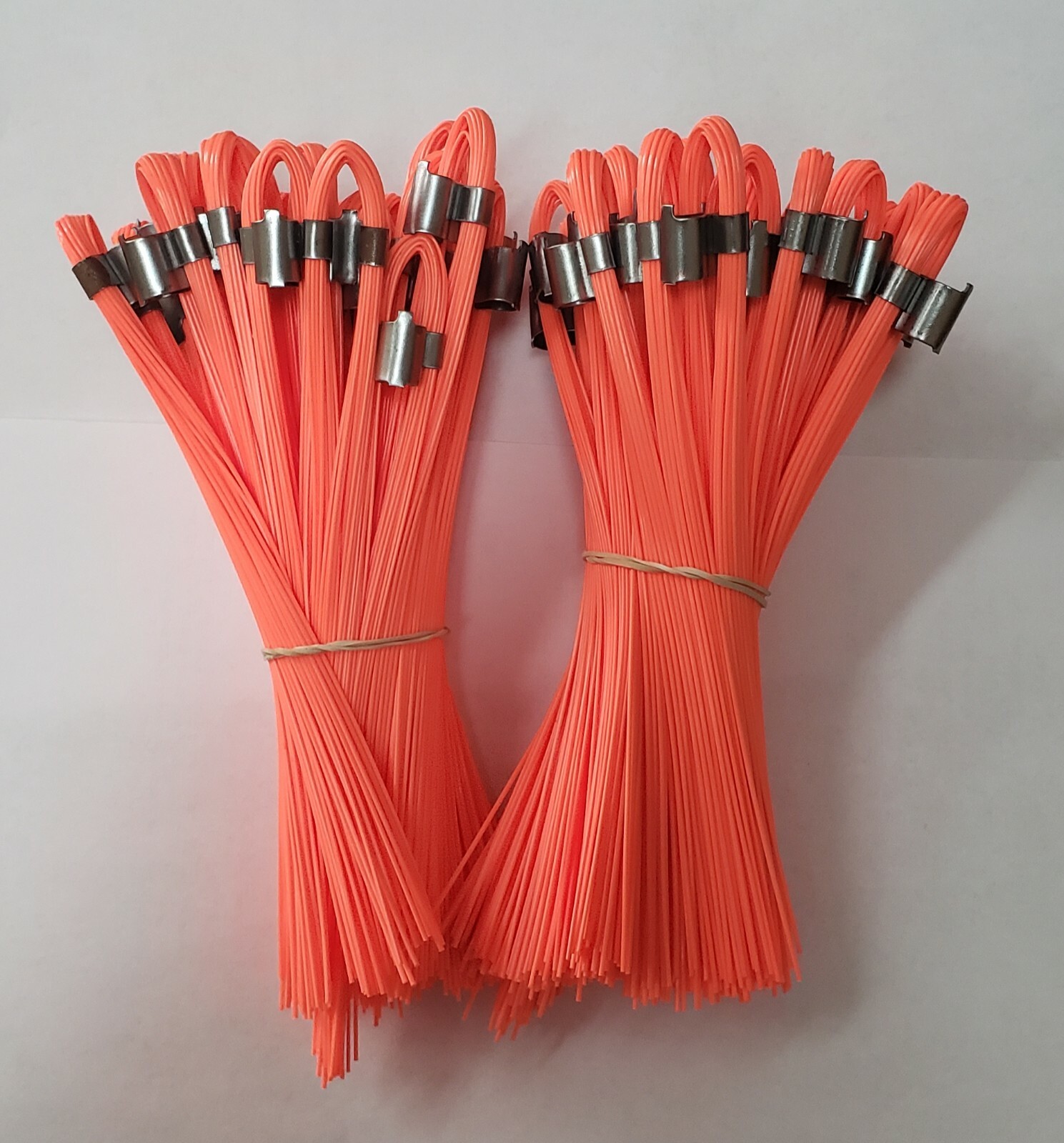 Stake Whiskers 6″ Orange Glo 2-25 piece bundles (50pcs) For Survey Construction