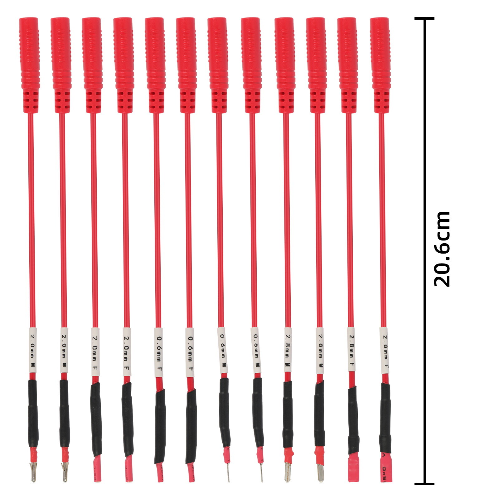 68x Electrical Multimeter Test Leads Probe Cable Oscilloscope Terminal Test Clip