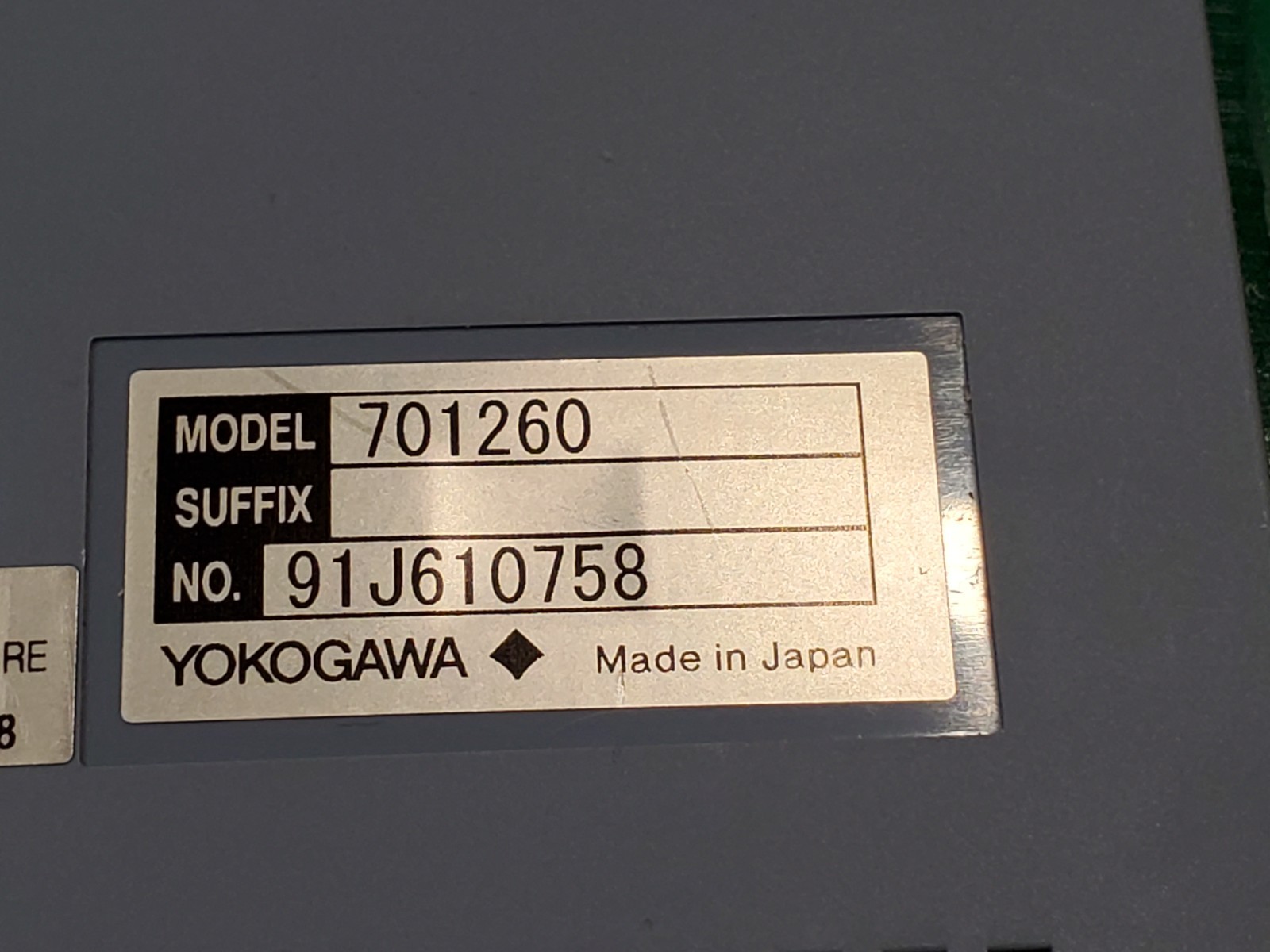 USA Seller — Yokogawa 701260 High Voltage Isolation Input Module (with RMS)