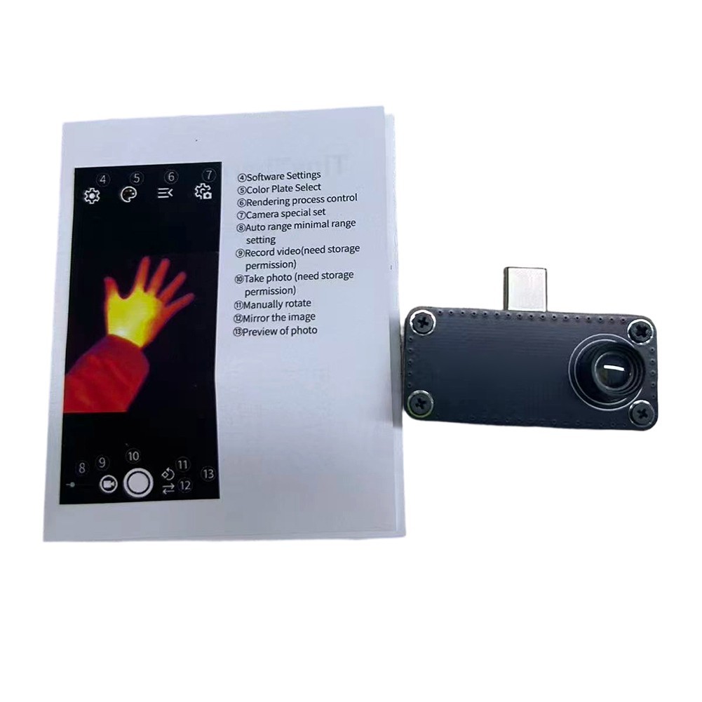 Thermal Imager 32×32 Sensor ABS+PC Chinese English Switch Plug-and-play