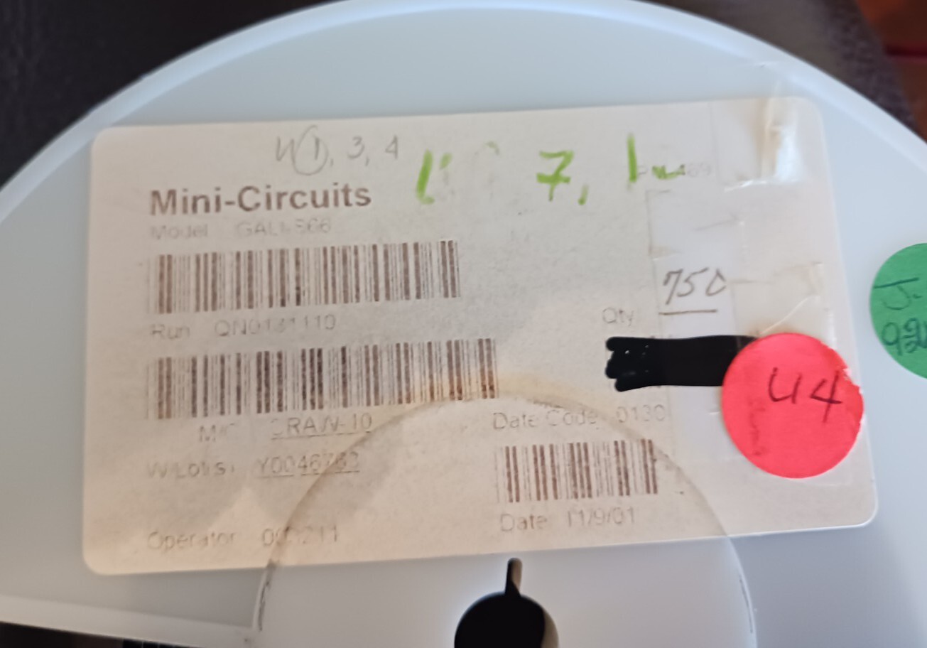 10 ea GALI-S66 MINI-CIRCUITS 0- 3 GHz RF AMP **NOT CHINESE or UNBRANDED**