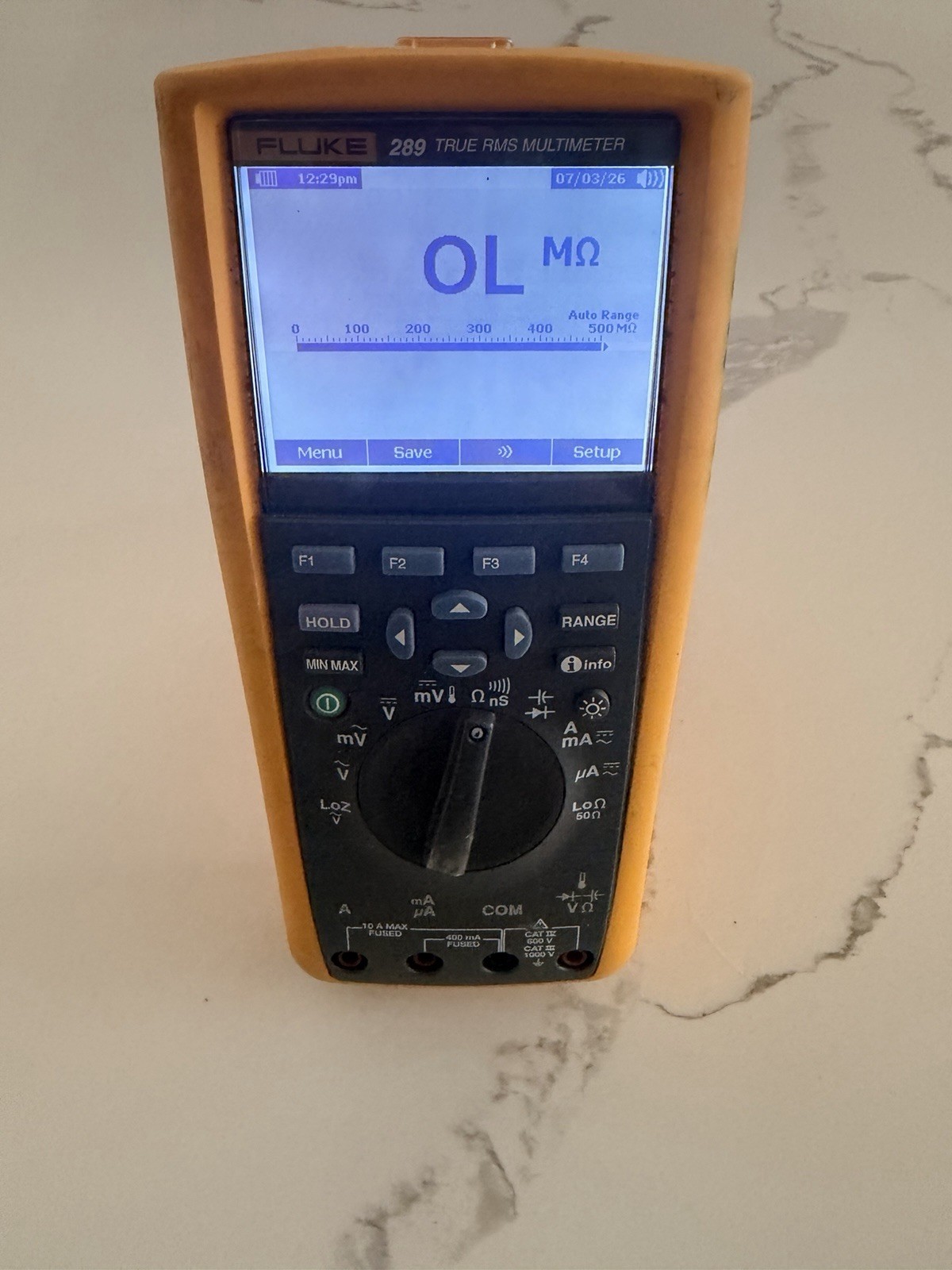FLUKE 289 TRUE RMS MULTIMETER NO LEADS POWERS ON