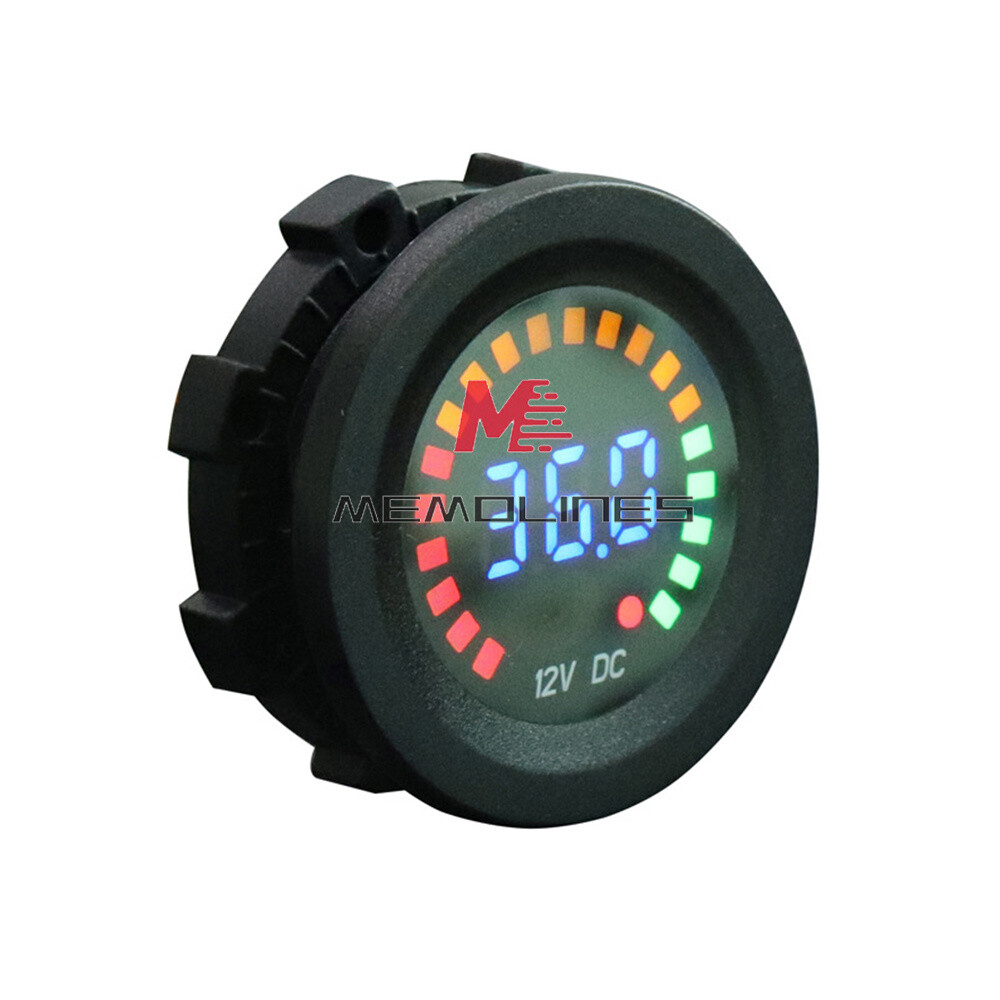 DC12V Color Screen Voltmeter DC LED Digital Display Car Voltage Monitor 5V-36V